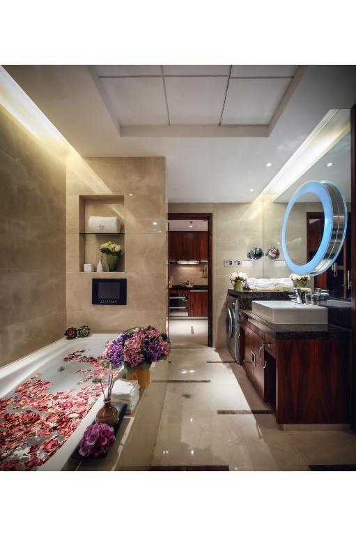 Yousu Hotel & Apartment Tianyi Square Yinyi Global Center Apartment Ningbo נינגבו חדר תמונה