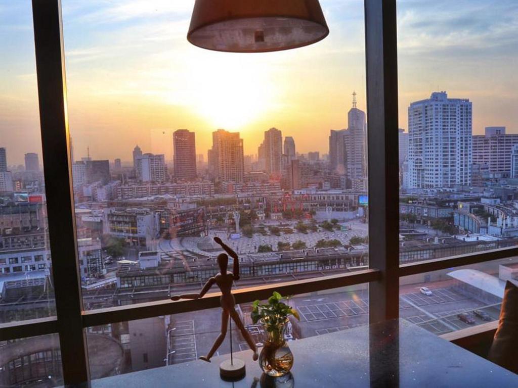 Yousu Hotel & Apartment Tianyi Square Yinyi Global Center Apartment Ningbo נינגבו מראה חיצוני תמונה